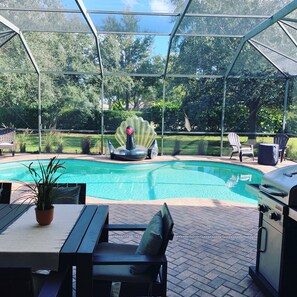 Outdoor pool - Private Pool |  Beaches | Golf | Miromar | Baseball No Risk Cancellation (Fort Myers)