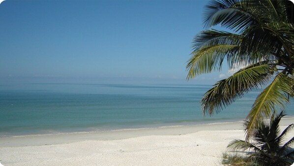 Beach nearby, sun loungers, beach umbrellas, beach towels