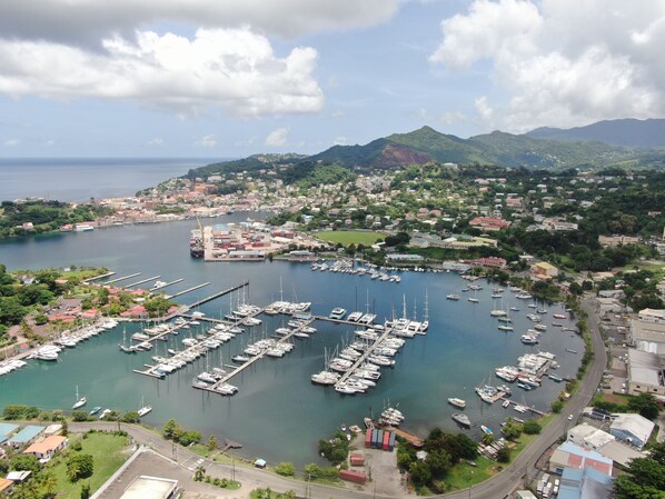 Marina - The WINDWARD - Nearby world class marina and great terrace views (Belmont)