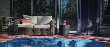 Baignoire à remous extérieure