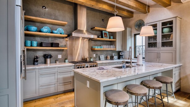 Private kitchen - Casa Sanchez | Modern Pueblo-Style Retreat (Santa Fe)