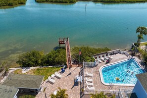 Udendørs pool, opvarmet pool