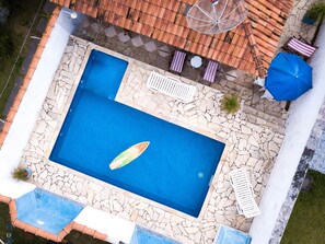 Pool - Morada da praia excellent house for rent Wi-Fi and air for your comfort (Bertioga)