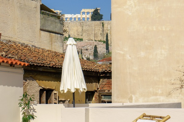 You can see the Acropolis from the roof terrace!