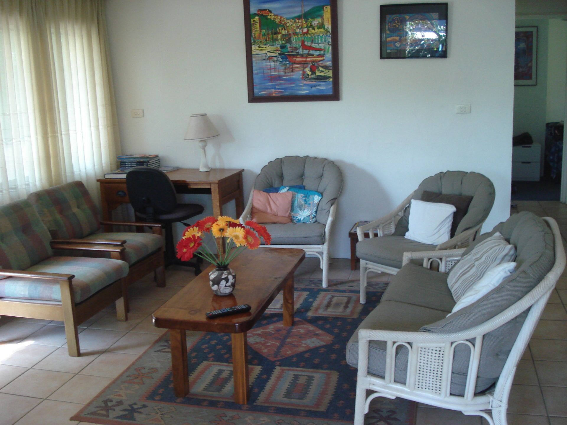 Two bedroom unit in fantastic location just above Deadmans Beach.