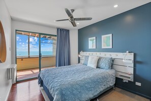 2 bedrooms, free WiFi, bed sheets - Panoramic views from this beautifully furnished unit set high on the hill. (Point Lookout)