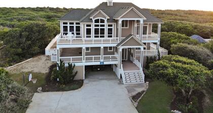 Semi Ocean Front Estate Pohjois-Carolinasin ulkopankeilla Corollassa lähellä Duck OBX: tä