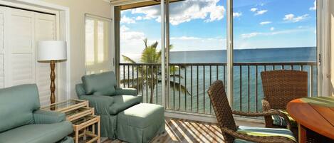 TV, DVD player, books, stereo