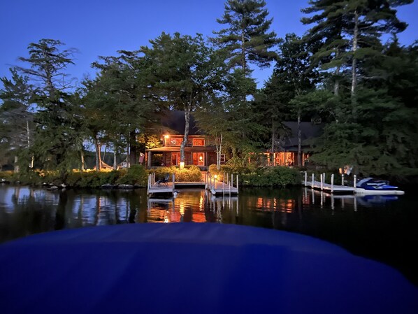 Property grounds - Unique Post & Beam Cabin on Winnipesaukee-  Mark Island-Gilford, NH (Gilford)