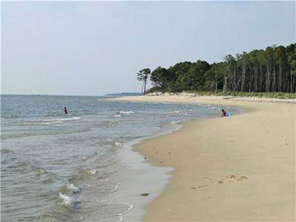 Vlak bij het strand