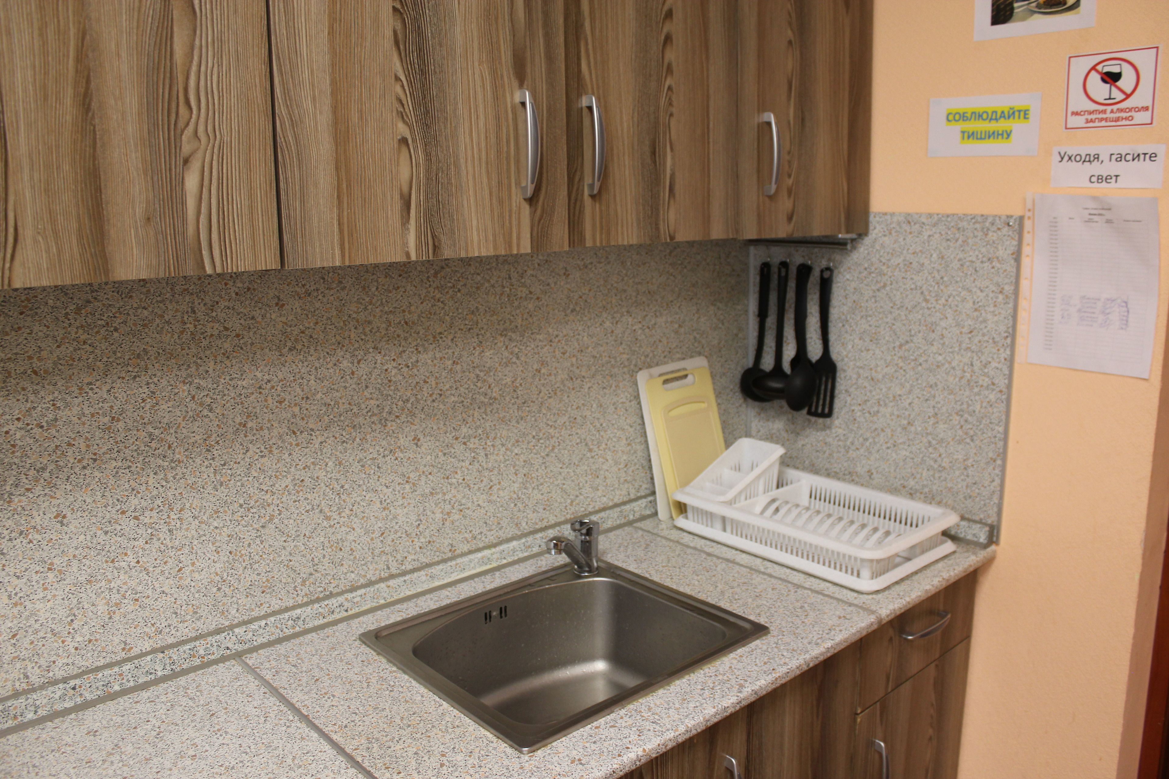 Shared fridge, microwave