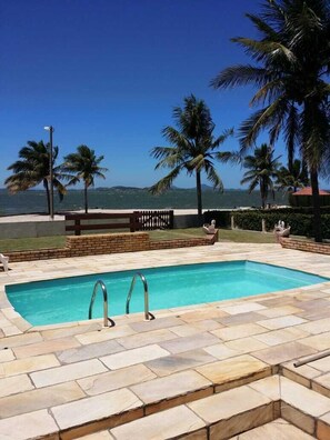 Indoor pool, outdoor pool