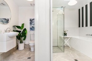 Shower, hair dryer