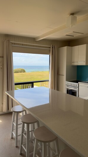 Fridge, microwave, oven, stovetop - Sandy Shores on Irby - Beach frontage at beautiful Sisters Beach (Sisters Beach)