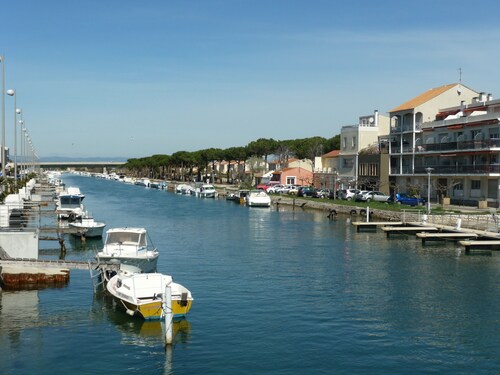 In der Sonne von Palavas-Les-Flot, ideal für Familienurlaub