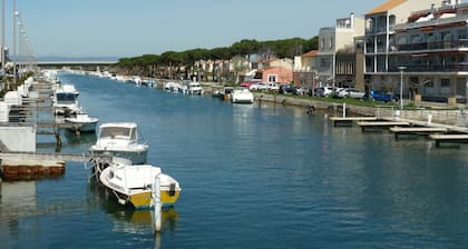 In der Sonne von Palavas-Les-Flot, ideal für Familienurlaub