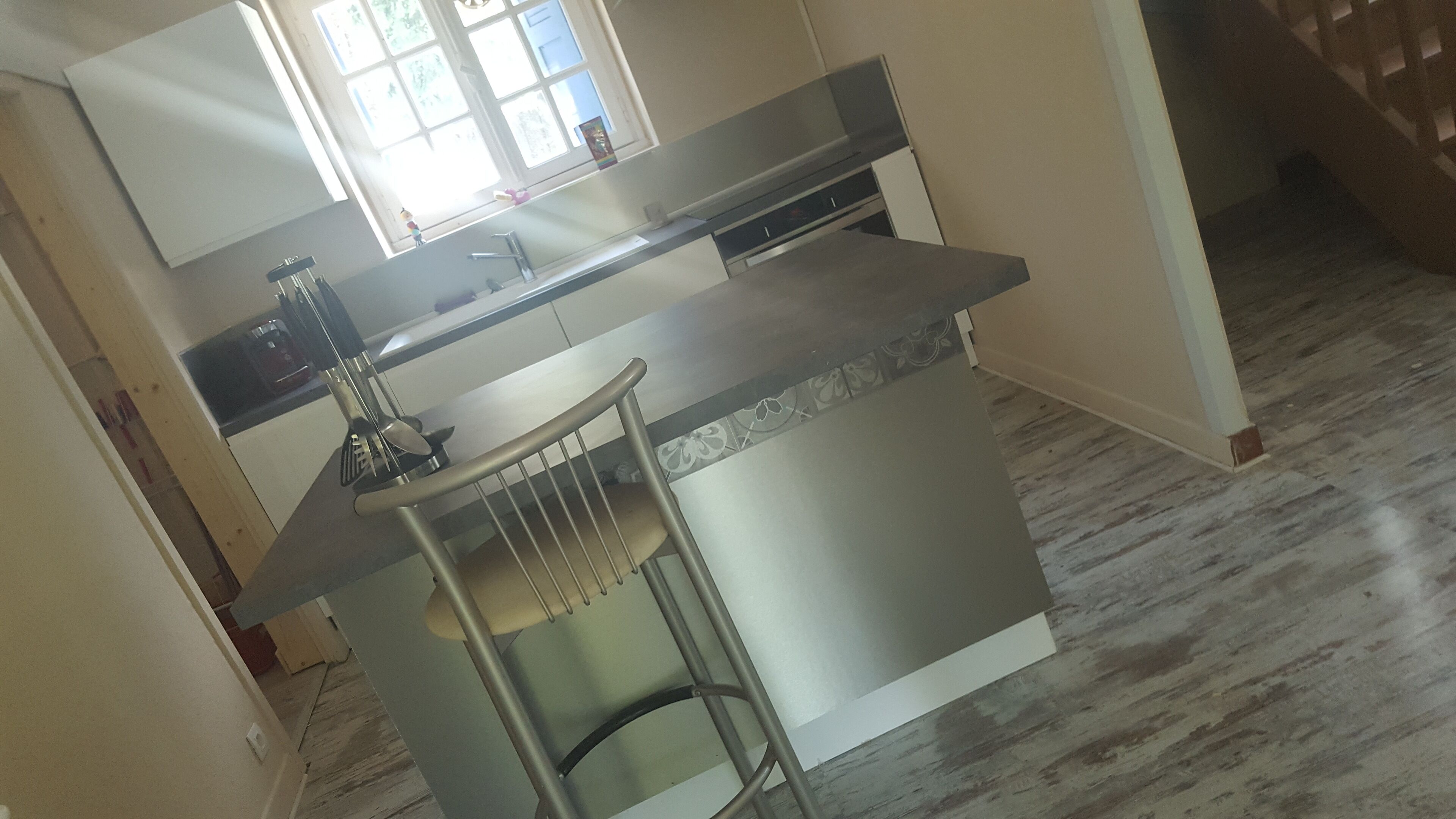 Pretty house with swimming pool in park raised with view on the peak of the montaigu