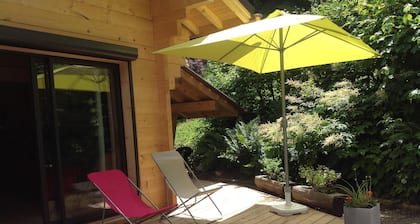 Chalet individuel avec accĂšs piscine au coeur des Aravis