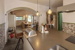 Dining - Cottage with pool in Garrigàs (Garrigas)