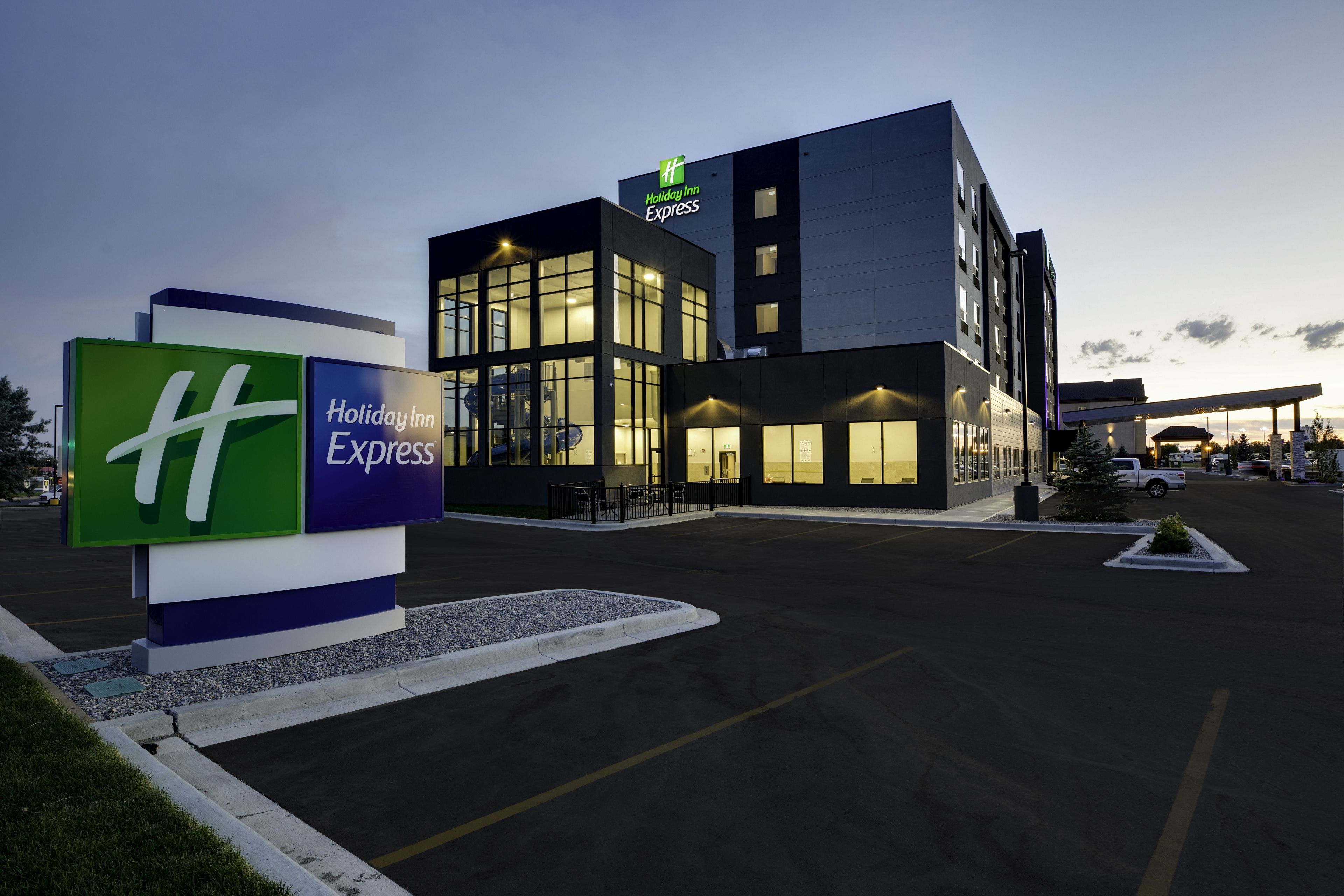 front of property – evening/night