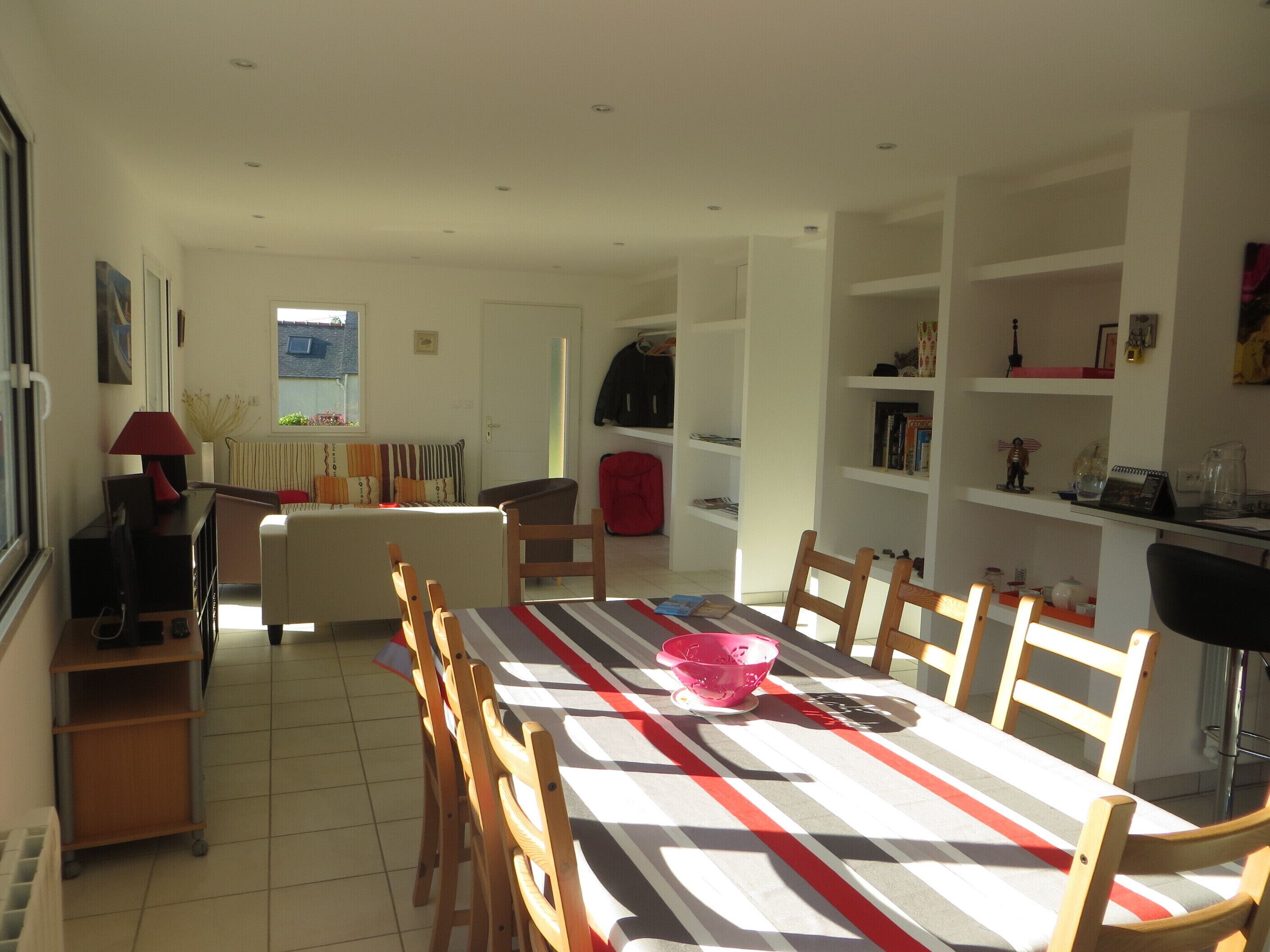 Maison Moderne, Au Calme, Très Lumineuse Avec Jardin Et Terrasses - Plouguerneau