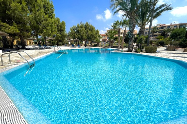 One of the communal pools