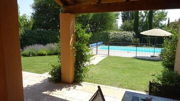 Piscine extérieure, piscine chauffée