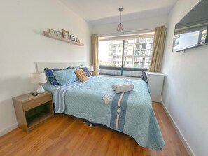 Exclusive Apartment, 1 Bedroom, Non Smoking, City View | Desk, blackout drapes, iron/ironing board, free WiFi - Exclusive, One Step Away from San Isidro (1302) (Lima)
