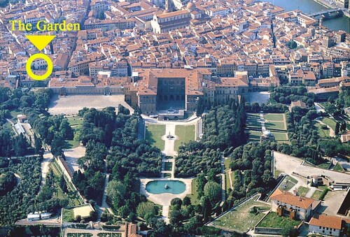 Romántico apartamento con jardín a 2 minutos a pie del palacio Pitti