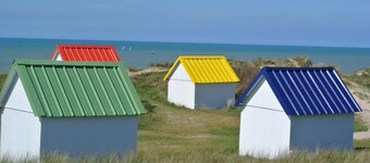 Villa 150 m fra havet AGON COUTAINVILLE, gratis WIFI, butikker