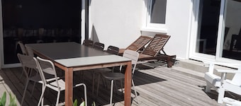 Villa 150 m van de zee AGON COUTAINVILLE, gratis wifi, winkels
