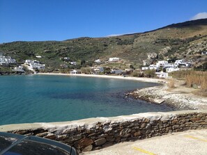 Beach - Villa Elia - The charm of Tiniote architecture feet in the water! (Tinos)