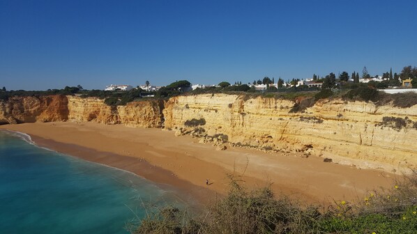 Beach nearby, sun-loungers