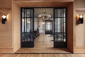 Interior entrance