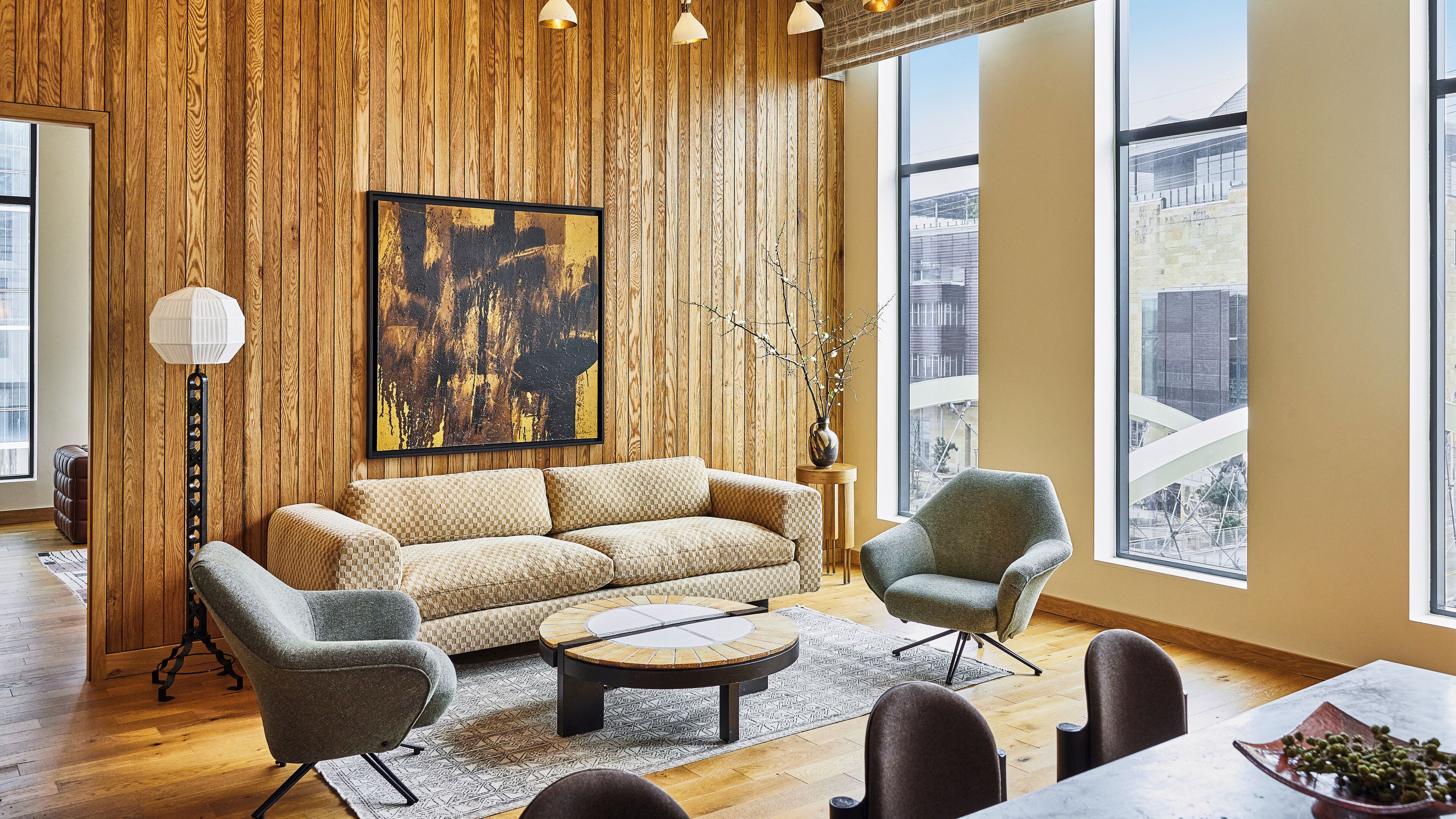 proper suite | living room | flat-screen tv