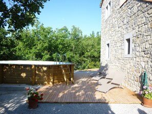 Idromassaggio all'aperto
