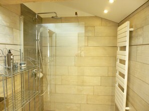 Shower, hair dryer
