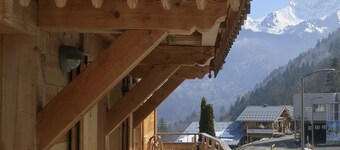 Superb chalet: 50m to ski lift. 6 large bedrooms, sleeps 12, sauna & steam rooms