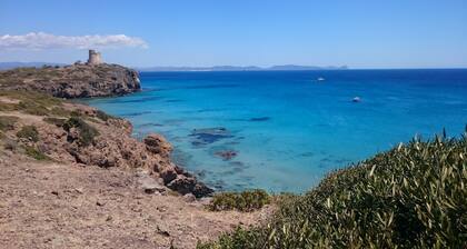 Turquoise house 200m from the beach with sea view patio CIN 111008C2000P7111