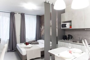 1 bedroom, iron/ironing board, WiFi, bed sheets - NEW DE LUXE STUDIO APARTMENT IN HISTORIC DOWNTOWN FREE WIFI WITH A/C-ATF CITY (Como)