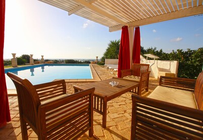 Luxury Country Villa Near To The Sea, heated  Pool, Tennis  And Park
