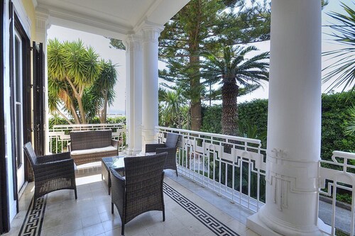 Villa Beniamina: A splendid nineteenth-century two-story historical villa built sheer above the sea, with Free WI-FI.