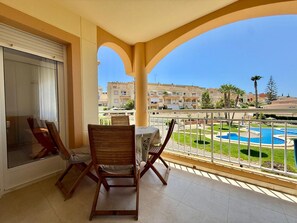 Outdoor dining - CASANOVA - Nice two bedroom apartment with pool and tennis court (Calpe)