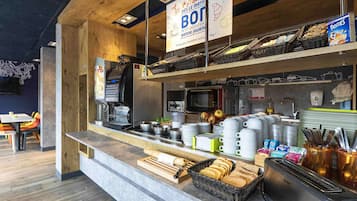 Daily buffet breakfast (EUR 8 per person)