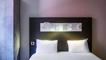 Soundproofing, free cribs/infant beds, free WiFi, bed sheets