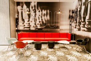Sitteområde i lobbyen