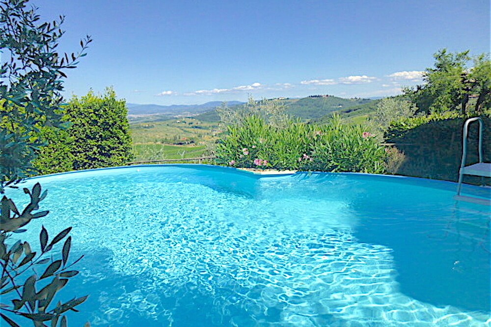 NEAR FLORENCE APARTMENT IN VILLA WITH GARDEN AND PRIVATE SWIMMING POOL