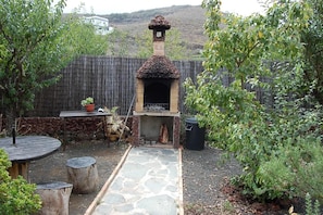 Terrace/patio - Rustic Holiday Cottage La Asomada with Amazing ViewsPerfect for Hik (Vega de San Mateo)