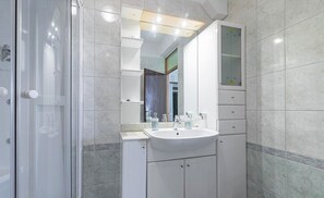 Shower, hair dryer