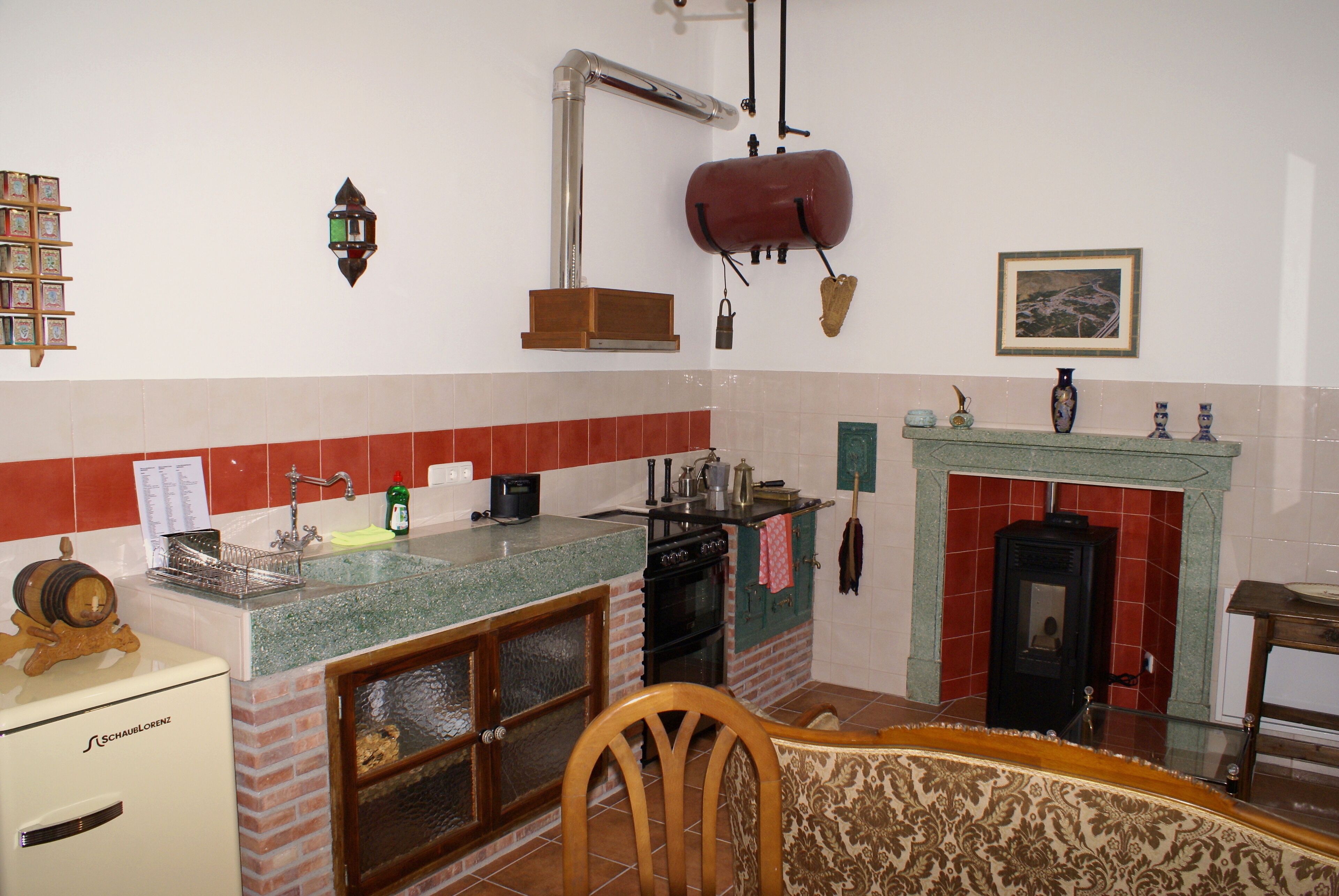 La Cañota Suite King Room Adults Only, living room, bedroom, kitchen and bathroom